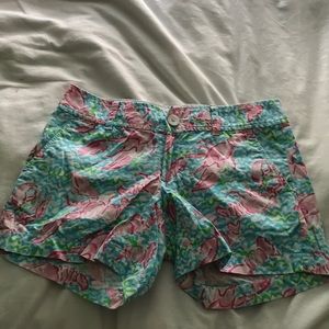 Lilly Pulitzer shorts.